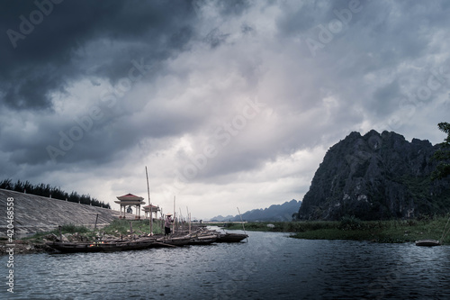 Van Long in Tam Coc Vietnam photo