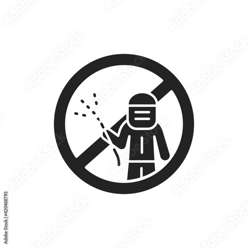 No pests color line icon. Pictogram for web page, mobile app, promo.