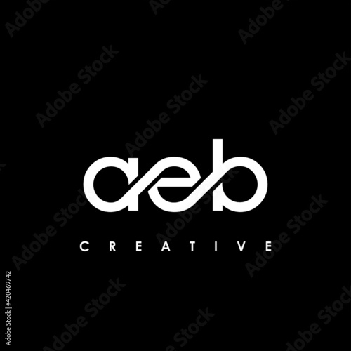 AEB Letter Initial Logo Design Template Vector Illustration photo