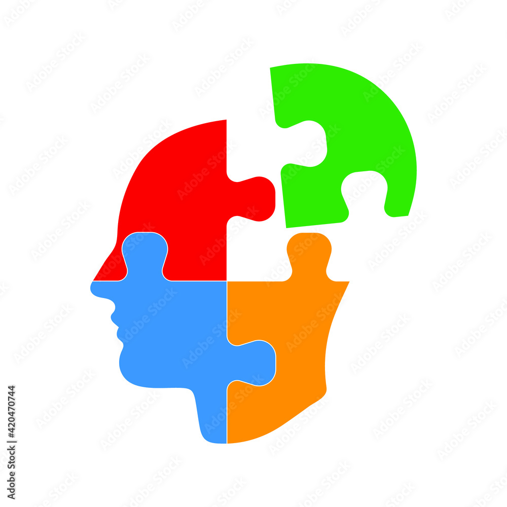 head puzzle icon. Head Puzzle Mind Design For Education Industry design. editable icon. vector illustration head puzzle icon. Head Puzzle Mind Design For Education Industry design. editable icon. vector illustration