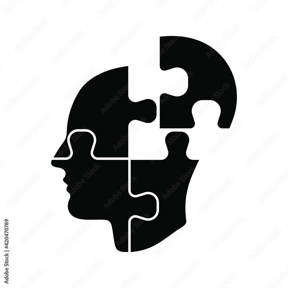 head puzzle icon. Head Puzzle Mind Design For Education Industry design. editable icon. vector illustration head puzzle icon. Head Puzzle Mind Design For Education Industry design. editable icon. vector illustration
