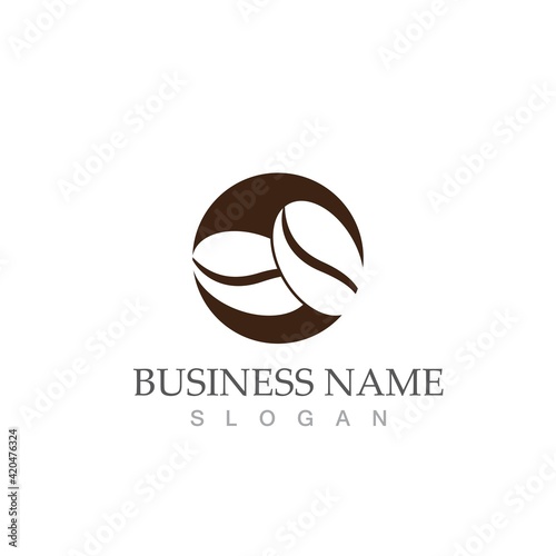 coffee bean icon vector