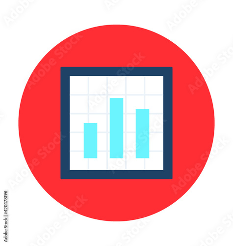 Growth Chart Vector Icon