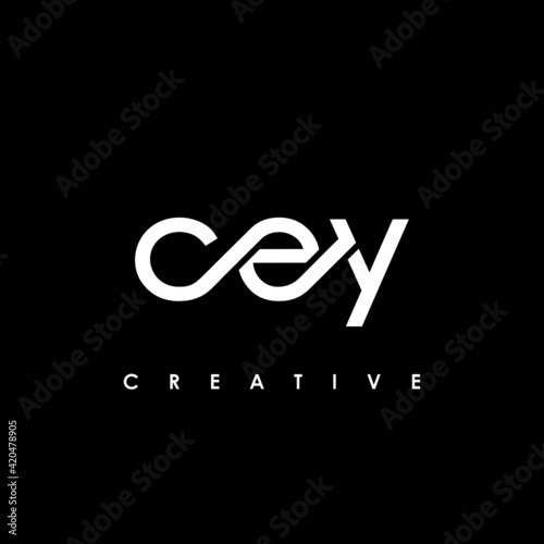 CEY Letter Initial Logo Design Template Vector Illustration