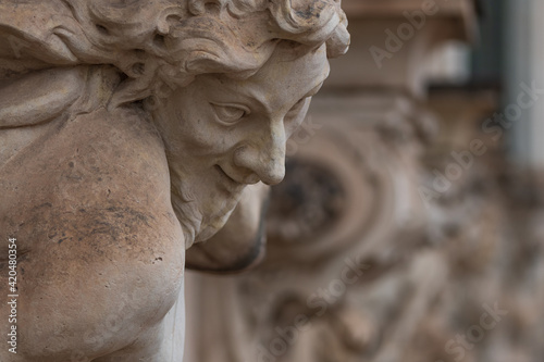 Statue im Dresdener Zwinger Sachsen Dresden 