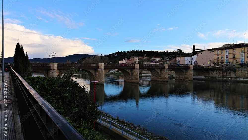Bridge in a Medieval Village in Spain.
Miranda de Ebro is a city in Spain, located in the north of the country, in the Comarca Valle del río Ebro.
