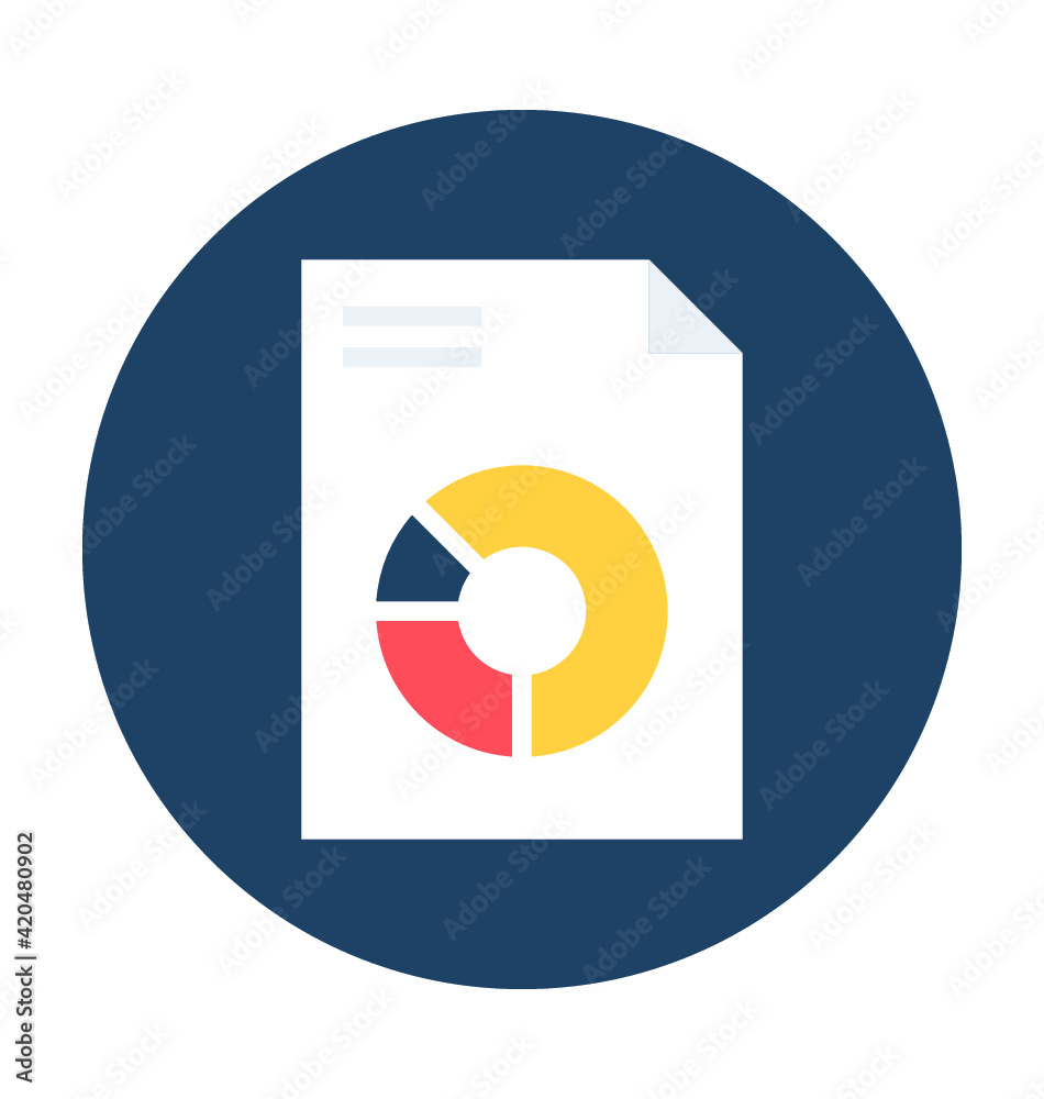 Data Page Vector Icon Data Page Vector Icon