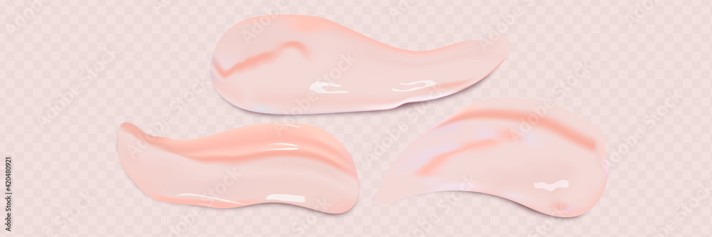 Cream texture stroke isolated on transparent background. Facial creme, foam, gel or body lotion skincare icon. Cream texture stroke isolated on transparent background. Facial creme, foam, gel or body lotion skincare icon.