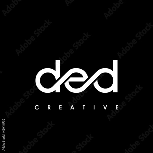 DED Letter Initial Logo Design Template Vector Illustration