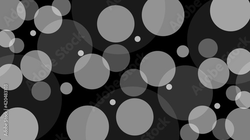 background with circles, Backgound Bubbles, Abstract.