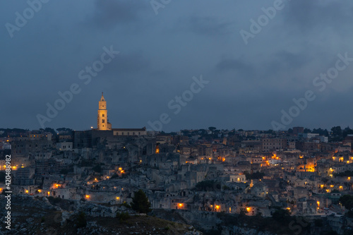 UNESCO site - ancient town of Matera (Sassi di Matera) Basilicata, Southern Italy