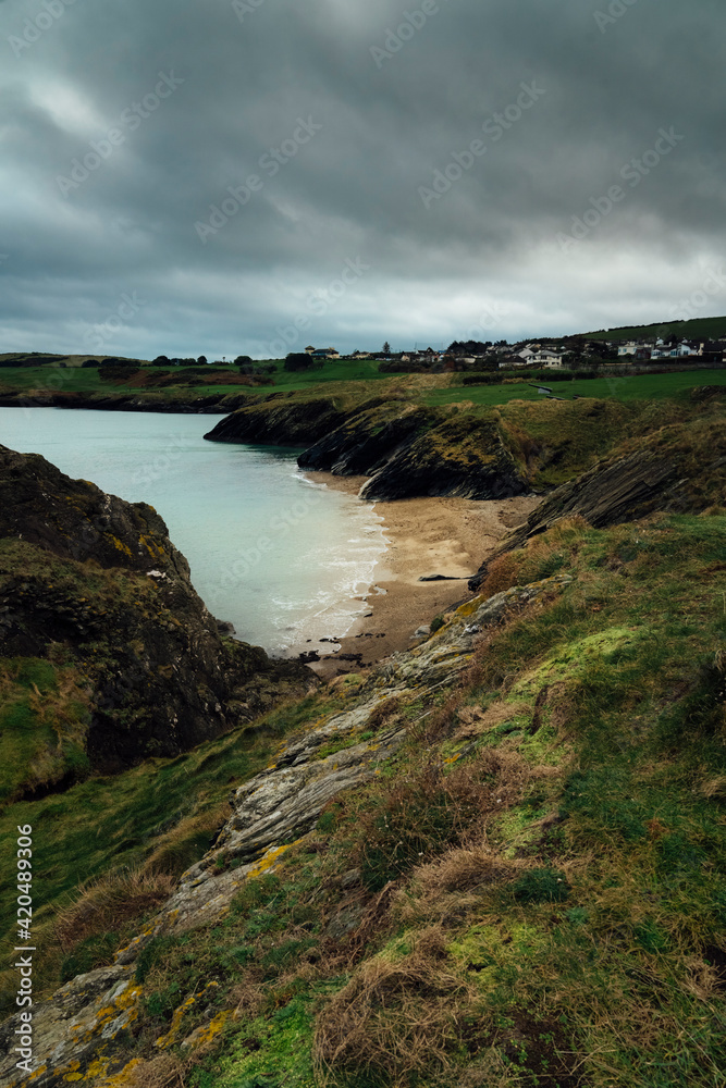 Ireland Coastline in a Cloudy and Moody Day Ireland Coastline in a Cloudy and Moody Day