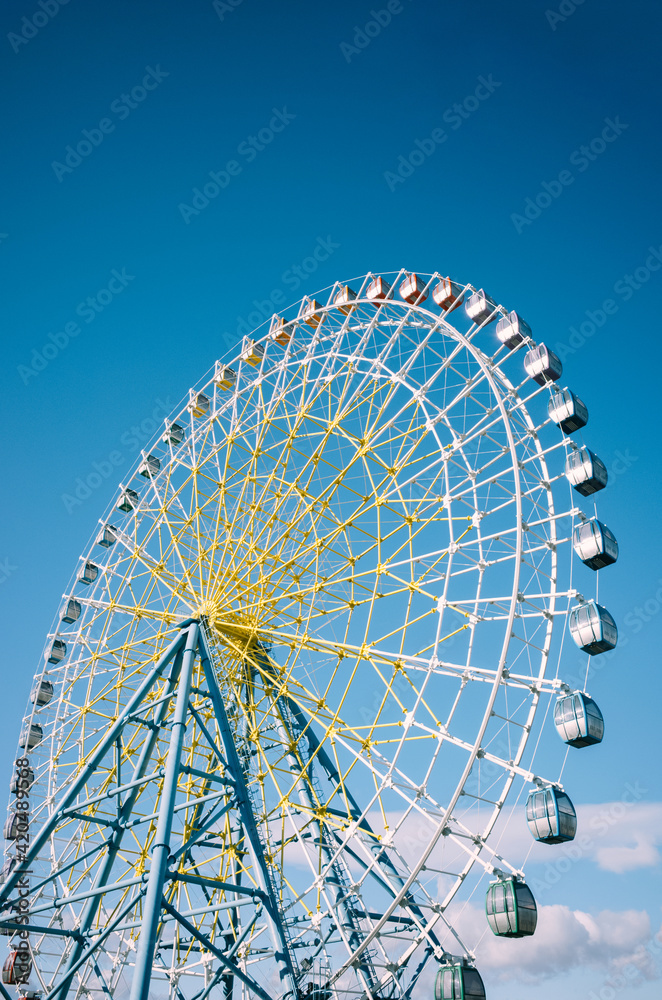 Ferris Wheel In Amusement Park Ferris Wheel In Amusement Park