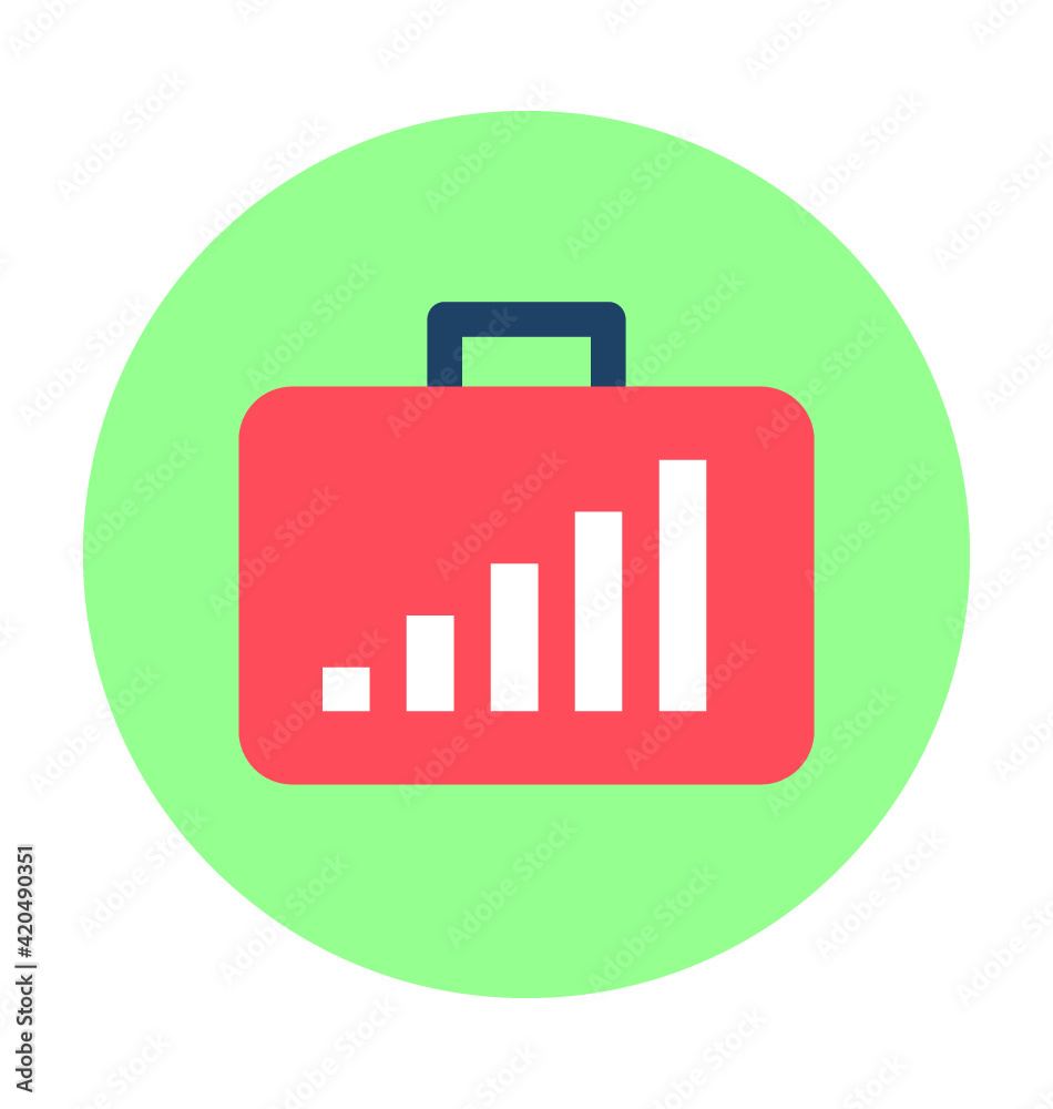 Briefcase Vector Icon Briefcase Vector Icon