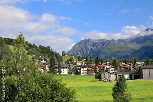 Klosters Dorf alpine resort village photo