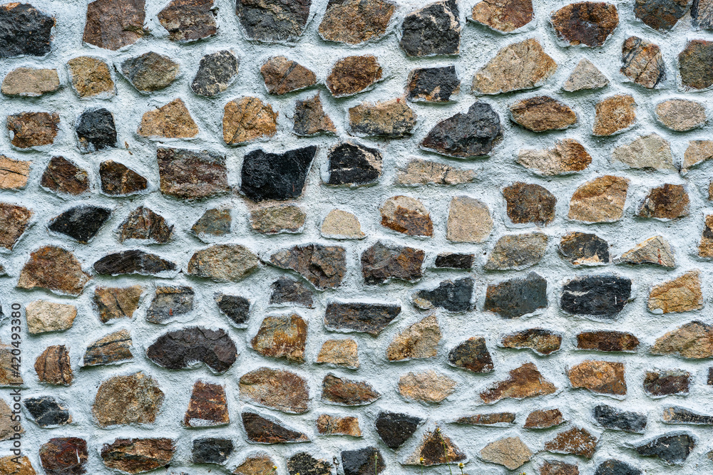 Background texture of stone wall, close up Background texture of stone wall, close up
