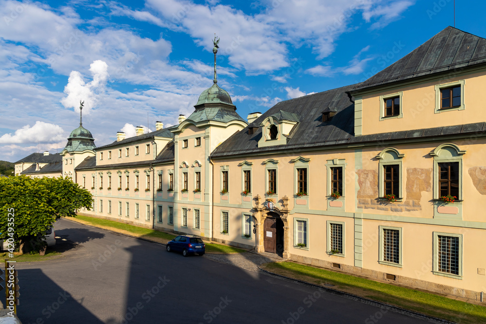 Obraz premium Manetin castle, Western Bohemia, Czech Republic