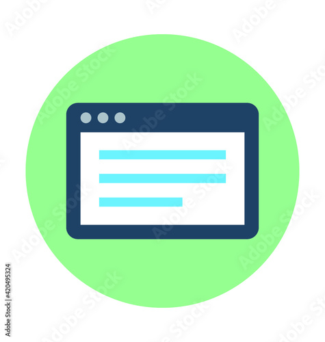 Online Article Vector Icon