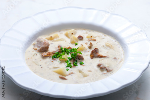 Wallpaper Mural creamy potato soup with mushrooms Torontodigital.ca