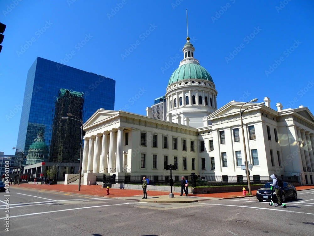 North America, United States, Missouri, Saint Louis, old courthouse 