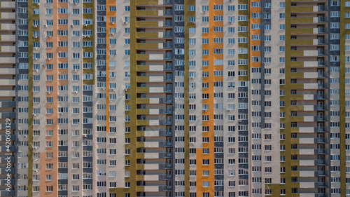 pattern made of apartment house