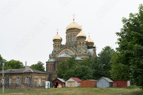 Storage Houses In Front Of Naval Cathedral photo