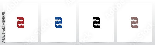 Screw On Letter Logo Design Z