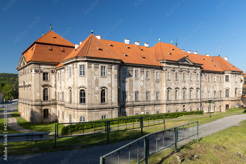 Baroque cistercian Plasy monastery, Plzen region, Czech Republic Baroque cistercian Plasy monastery, Plzen region, Czech Republic