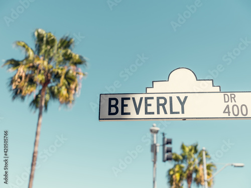 Beverly Hills street sign