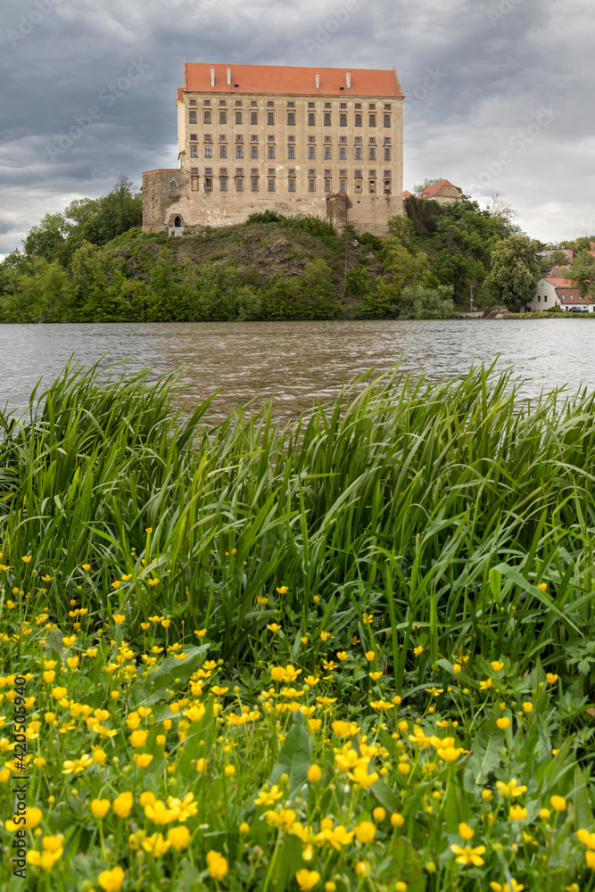 Plumlov castle in Hana, Central Moravia, Czech Republic
