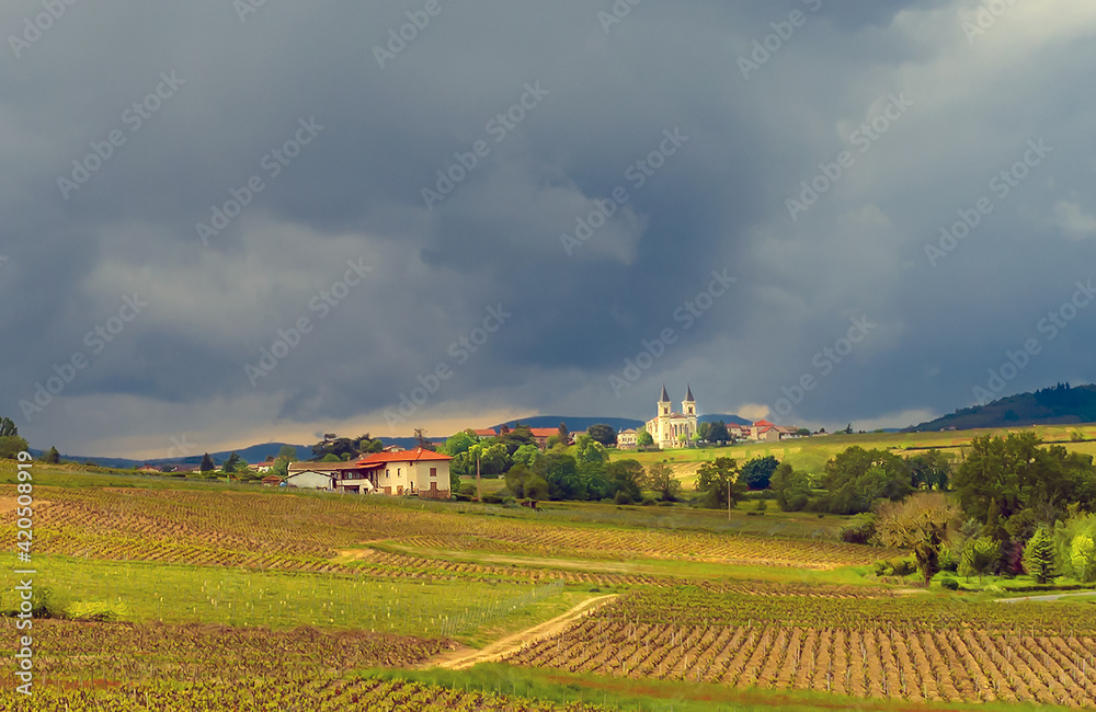 Fototapeta premium Avant l'orage