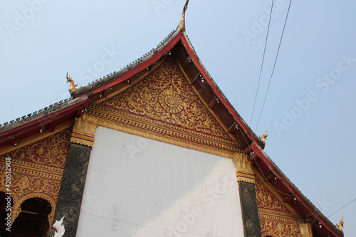 buddhist temple (wat hua xiang) in luang prabang (laos)
 photo