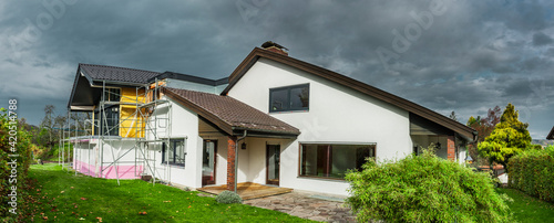 Anbau an ein Einfamilienhaus