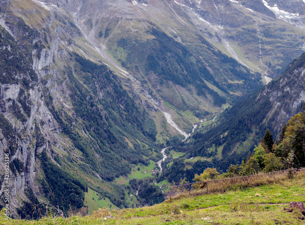 Fototapeta premium Mountains in the valley
