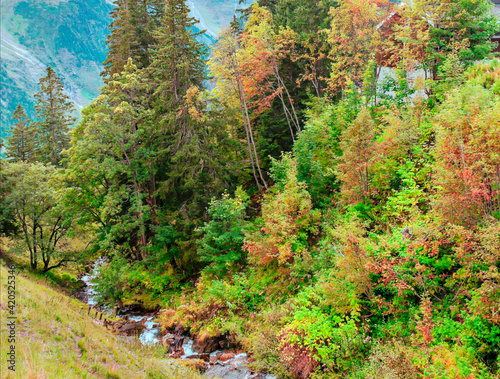 Mountains in the valley