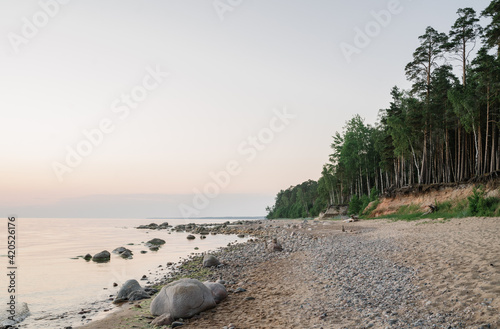 Veczemju Klintis Beach, Latvia photo