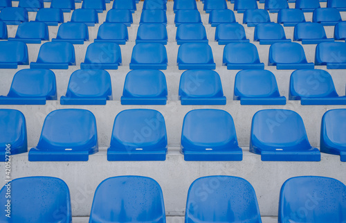 Empty Seats At The Stadium photo