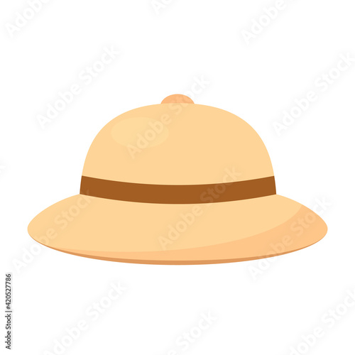 Zoo Keeper Hat icon. Clipart image isolated on white background