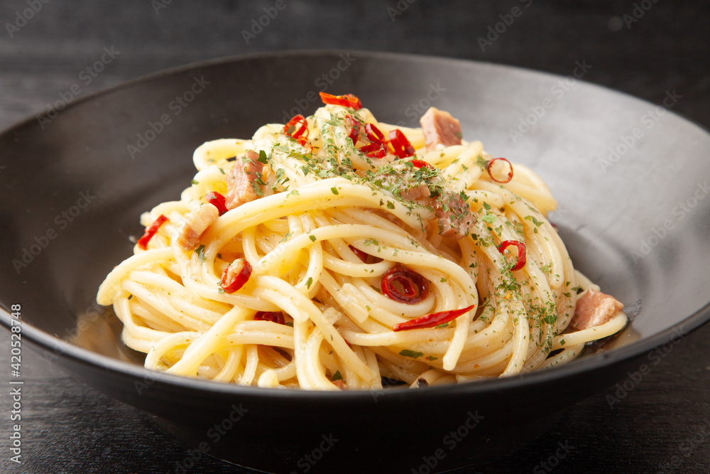 スパゲッティ ペペロンチーノ スパゲッティ ペペロンチーノ