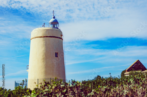 Carbonera lighthouse, Punta Mala, La Alcaidesa, Spain.