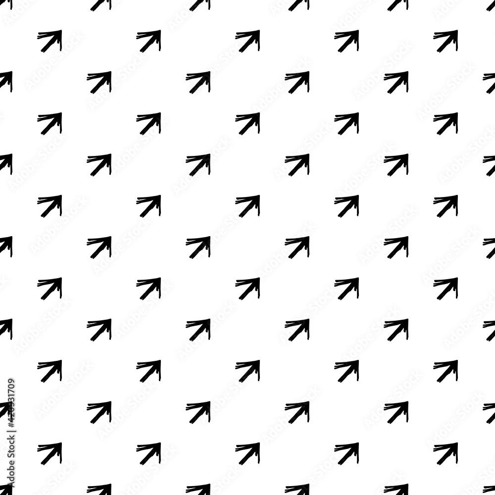 Simple seamless arrow pattern - hand drawn design. Vector trendy background Simple seamless arrow pattern - hand drawn design. Vector trendy background
