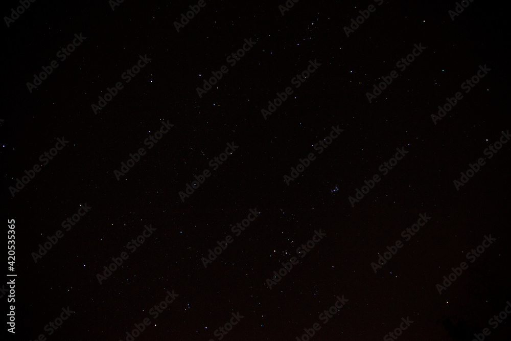Sternenhimmel auf schwarzem Hintergrund / Sterne / Video Overlay / 