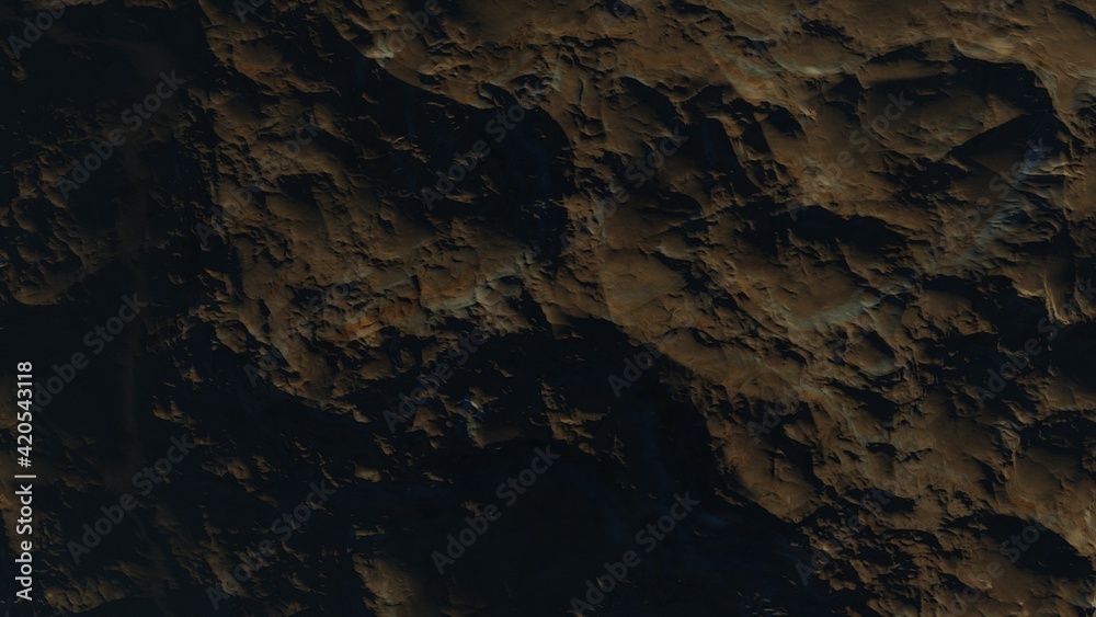 abstract aerial view, abstract cosmic texture, top view of alien planet, texture of th exo planet, abstract texture 3d render
