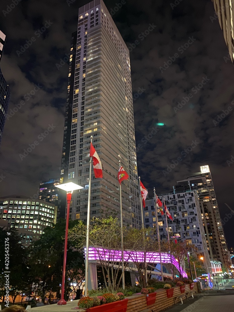 Obraz premium city at night