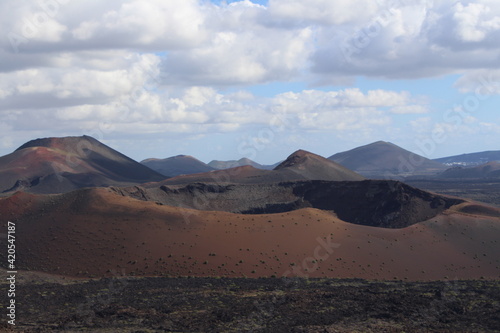 Volcanos in Lanzarote (Island)