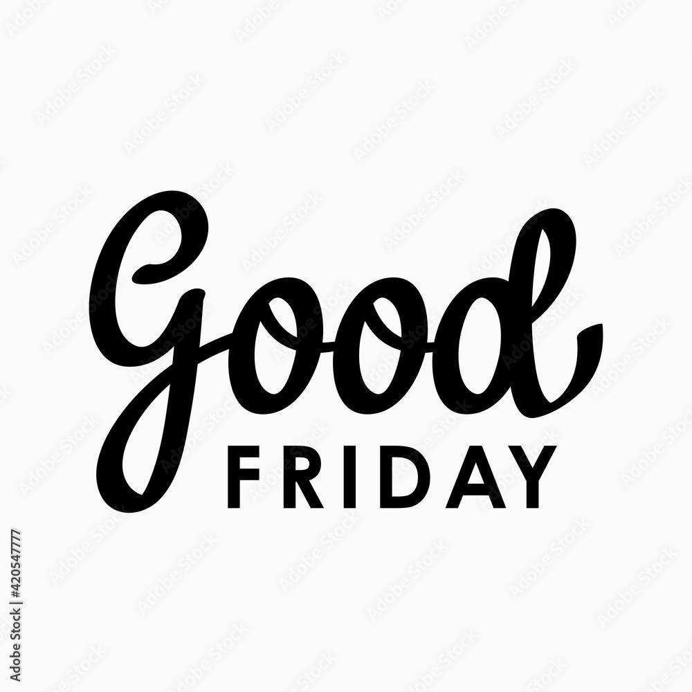 christian religious banner with good friday inscription. christian religious banner with good friday inscription.