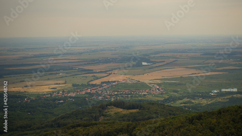 Panoramic view near the Slovak town of Modra