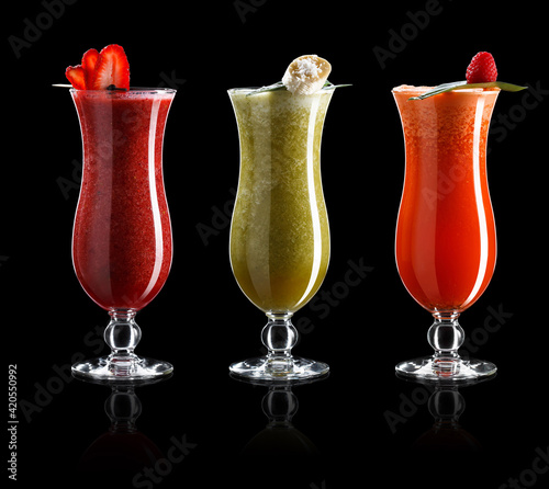 Set of coctails