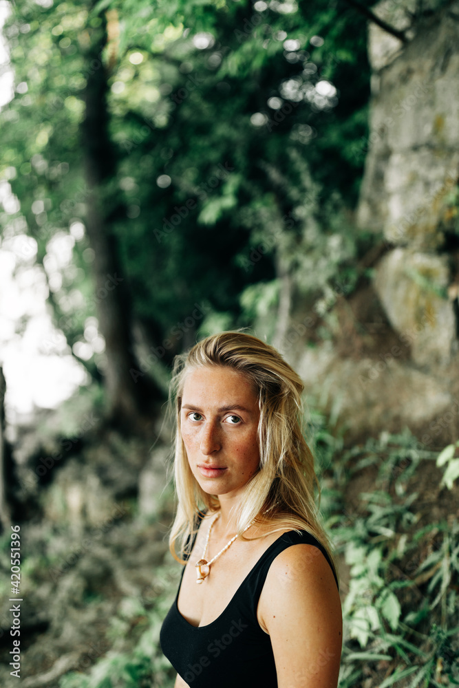 Blond Woman on the nature Blond Woman on the nature