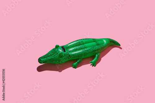 crocodile-shaped floaty photo